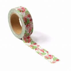 Cotton Candi Washi Tape - Floral Flamingos