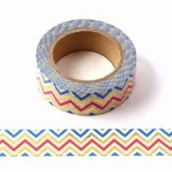 Cotton Candi Washi Tape - Fun Coloured Chevron