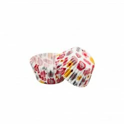 HCS Catering Cupcake Liners - White With Motifs