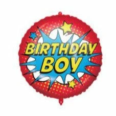 Laceys Superhero Birthday Foil Balloon Superheros