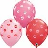 Laceys Balloonery Assorted Kissy Lip Balloons