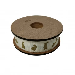 Dazzling Daisies Ribbon - Golden Bunnies Bunny