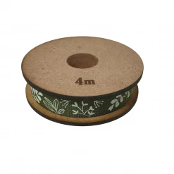 Dazzling Daisies Ribbon - Botanical - Light Cream / Green Botanical Baby