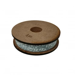 Dazzling Daisies Botanical Baby Ribbon - Floral - Lily Green / White