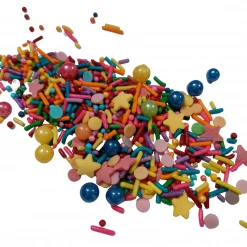 Must Love Party Pop Of Colour Sprinkles - Rainbow Brights Rainbows & Unicorns