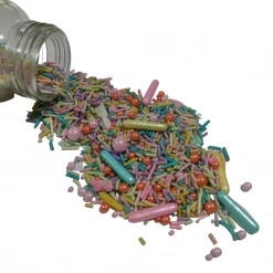 Must Love Party Retro Roller Skate Fun Pop Of Colour Sprinkles - Retro