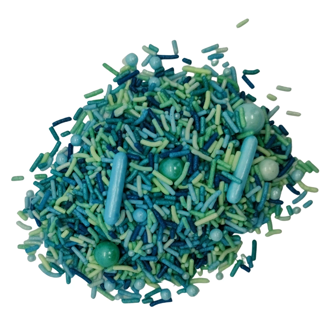 Must Love Party Baby Dinosaur Pop Of Colour Sprinkles - Ocean Blue 2 Must Love Party Baby Dinosaur Pop Of Colour Sprinkles - Ocean Blue