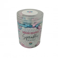 Must Love Party Pop Of Colour Sugar Shapes - Candy Floss Mermaid