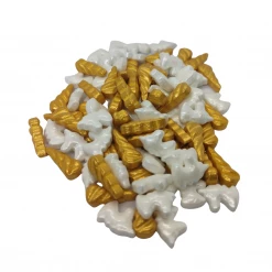 Must Love Party Sprinkles Pop Of Colour Sugar Shapes - Gold Unicorn