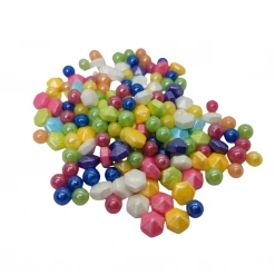 Must Love Party Pop Of Colour Sugar Shapes - Rainbow Pearls