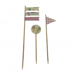 Must Love Party Cake / Cupcake Toppers Flag Cake Toppers (SELECT YOUR DESIGN)