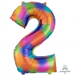 SA Balloons Rainbow Splash 2 Foil Balloon