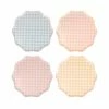 Meri Meri Gingham Side Plates (set Of 12)