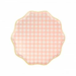 Meri Meri Gingham Side Plates (set Of 12)