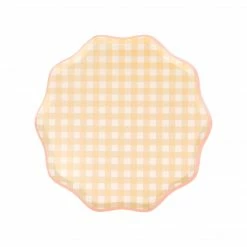 Meri Meri Gingham Side Plates (set Of 12)