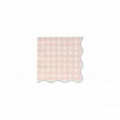 Meri Meri Gingham Small Napkins (set Of 20) Tabletop