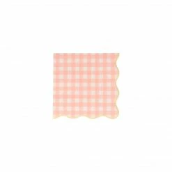 Meri Meri Gingham Small Napkins (set Of 20) Tabletop
