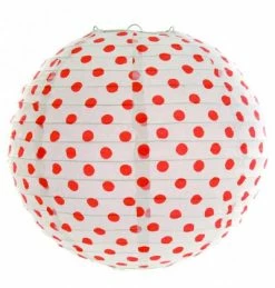 ROFOR Coral Dotted Paper Lantern (1) Sale