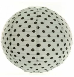 ROFOR Sale Black Dotted Paper Lantern