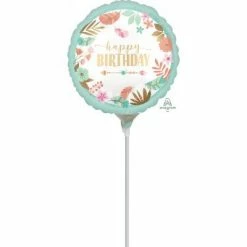 SA Balloons Mini Boho Birthday Foil Balloon