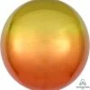 SA Balloons Ombre Yellow And Orange Orb Autumn
