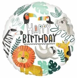 SA Balloons Into The Wild Get Wild Birthday Foil Balloon