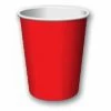 ROFOR Plain Classic Red Paper Cups (8)