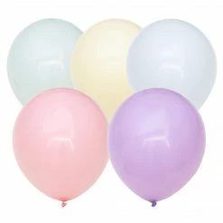 Party Express Assorted Pastel Macaron Balloons (6) Candy Land / Ice Cream