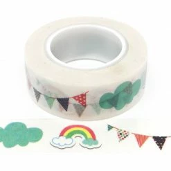 Cotton Candi Washi Tape - Rainbows & Clouds