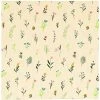 Rico Design Flower Scatter On Pale Yellow Napkins Tabletop
