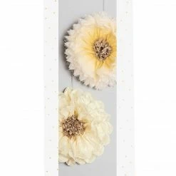 Rico Design Alice In Wonderland Tissue Paper Flowers - Yellow Mix