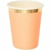 Rico Design Apricot / Gold Paper Cups