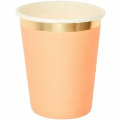 Rico Design Apricot / Gold Paper Cups