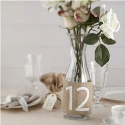 Ginger Ray Hessian Table Numbers