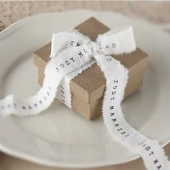 Ginger Ray Frayed Mr And Mrs Ribbon