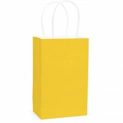 Party Express Yellow Party Bags Gift Bags
