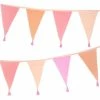 Talking Tables Pink Fabric Bunting With Tassels