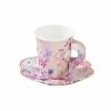 Talking Tables Floral Paper Cup & Saucer Set (12)
