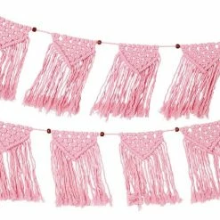 Talking Tables Boho Macrame Garland - Pink
