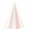 Party Deco Striped Pink Party Hats