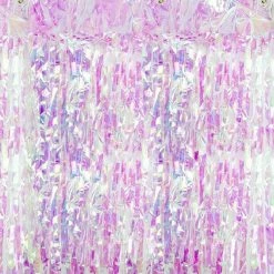 Party Deco Iridescent Curtain Backdrop