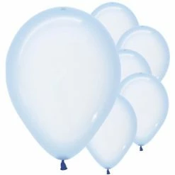 SA Balloons Crystal Pastel Blue Balloons Ballet