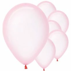 SA Balloons Crystal Pastel Pink Balloons Ballet