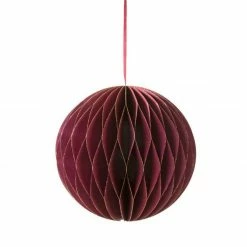 Talking Tables Burgundy Glitter Honeycomb Decoration Magician