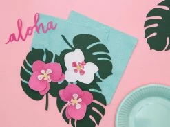 Party Deco Sale Aloha Fuchsia Paper Decorations