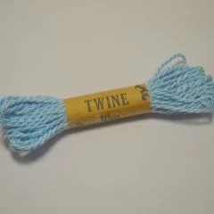 Dazzling Daisies Bakers Twine - Sky Blue And White
