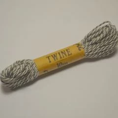 Dazzling Daisies Bakers Twine - Blue Grey & Cream