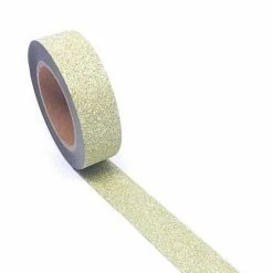 Cotton Candi Washi Tape - Dusted Gold Glitter