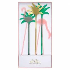 Meri Meri Acrylic Flamingo Cake Toppers