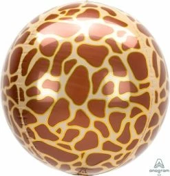 SA Balloons Giraffe Print Orb